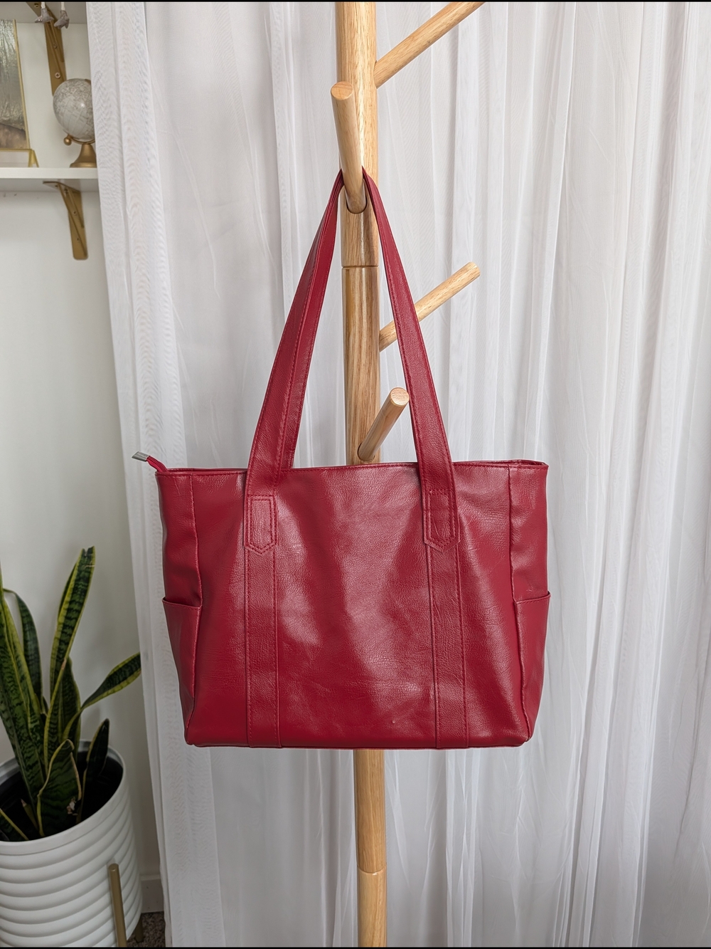 Red Tote Bag (No Brand)
